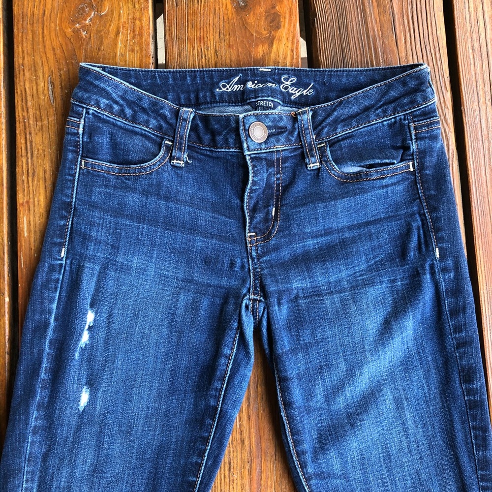 AEO Distressed Jegging Jeans, 2 - Picture 5 of 8